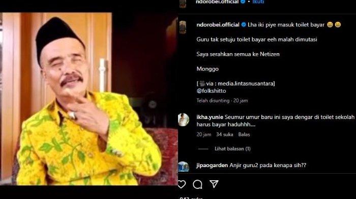 VIRAL Siswa MAN 1 Pamekasan Wajib Bayar Rp 500 Untuk Kencing di Toilet Sekolah, Guru yang Tolak Dimutasi.
Mohammad Arif, seorang guru Madrasah Aliyah Negeri(MAN) 1 di Pamekasan, Madura dimutasi setelah menyatakan menolak adanya pemberlakuan tarif toilet sekolah sebesr Rp 500 rupiah