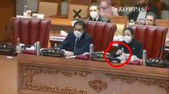 Video yang viral saat Ketua DPR RI Puan Maharani matikan mic.
