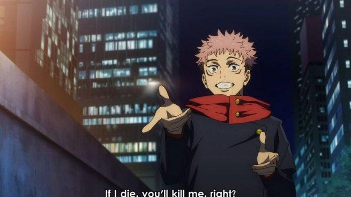 Yuji meyakinkan Megumi di Jujutsu Kaisen season 2 episode 12