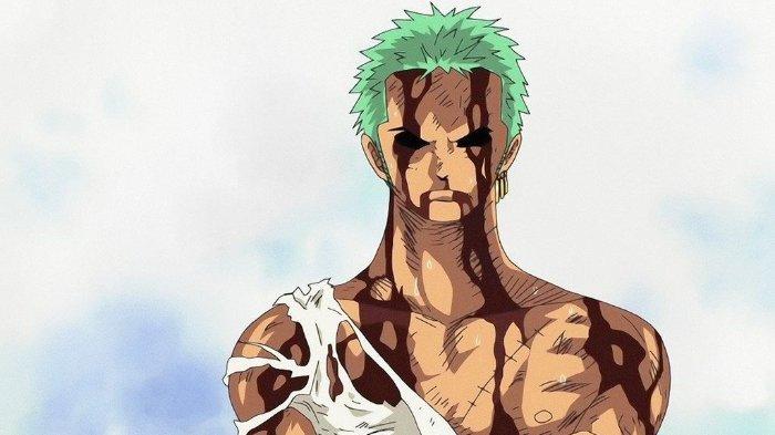 Zoro saat menghadapi Kuma dalam One Piece Arc Thriller Bark