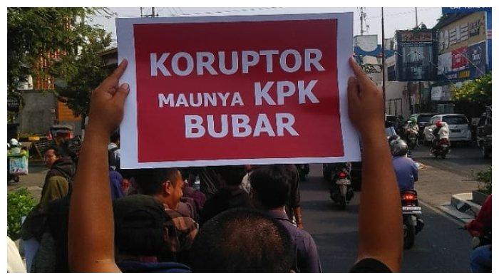 aksi tolak revisi uu kpk yogyakarta
