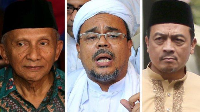Amien Rais, Rizieq Shihab, Bachtiar Nasir