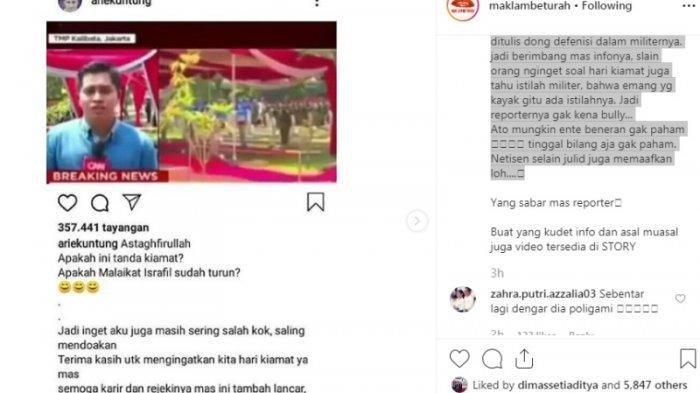 Arie Untung sindir reporter CNN