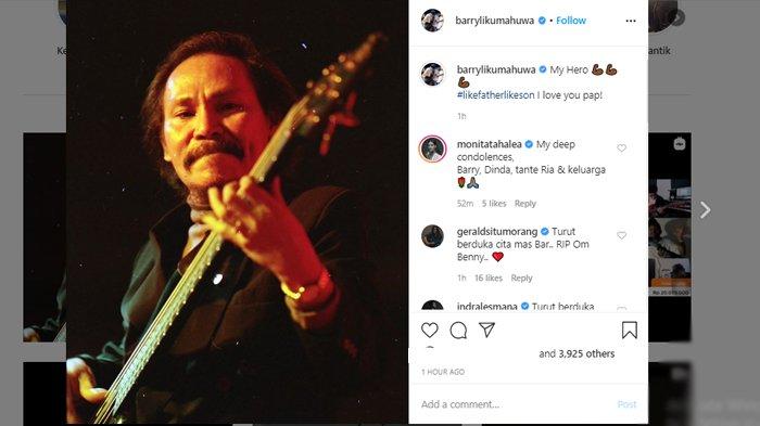Benny Likumahua meninggal dunia