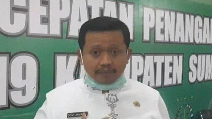 Bupati Sumedang H Dony Ahmad Munir. (KOMPAS.com/AAM AMINULLAH)