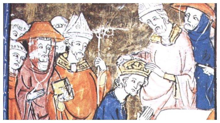 Charlemagne diangkat jadi Kaisar Romawi Suci oleh Paus Leo III