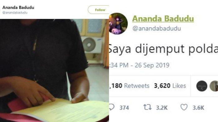 Cuitan di twitter Ananda Badudu Vgfag