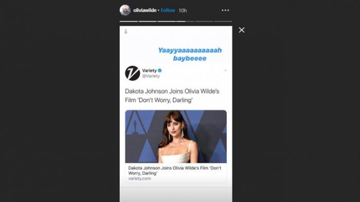 Dakota Johnson. Instagram/Oliviawilde