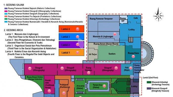 denah museum nasional