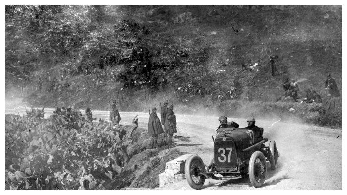 Enzo Ferrari di Targa Florio 1922