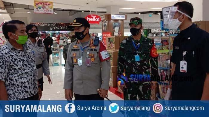Forkopimda Kota Malang saat sidak pusat perbelanjaan atau mal, Senin (1/6/2020).