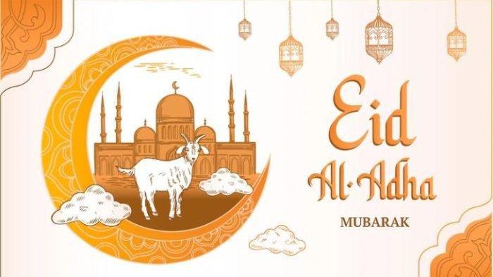 Ilustrasi Idul Adha 2022. Bacaan takbiran dalam tulisan arab dan latin, dibaca pada 9 Dzulhijjah hingga waktu Hari Raya Idul Adha.