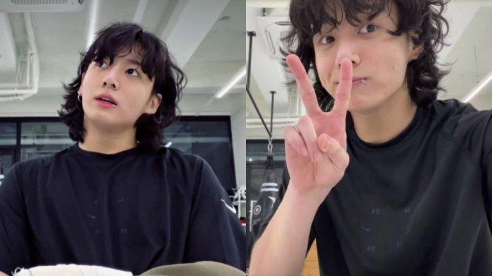 gaya rambut panjang baru Jungkook BTS
