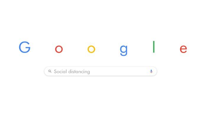 Google Doodle Social Distancing