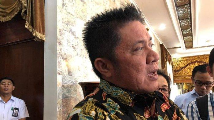 Gubernur Sumsel Herman Deru saat berada di Griya Agung Palembang, Selasa (4/9/2019)