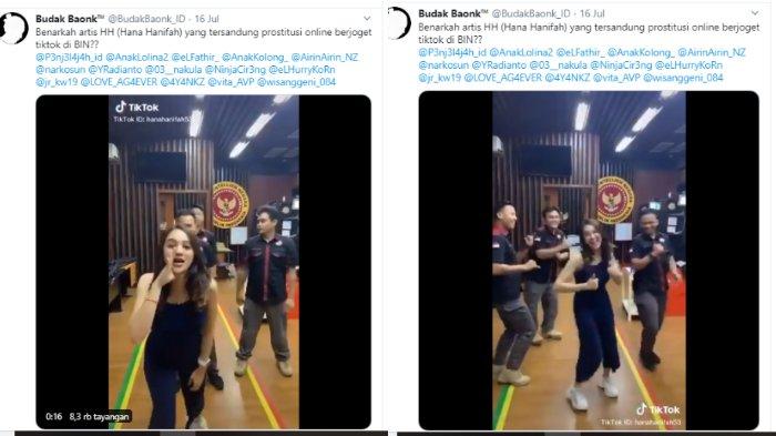 hana hanifah tiktok di kantor BIN 1