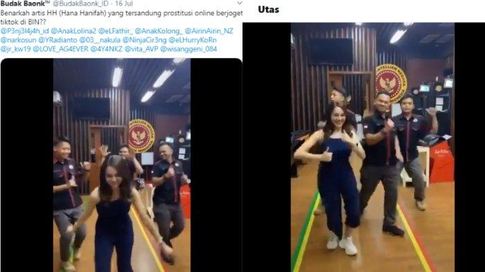 hana hanifah tiktok di kantor BIN 2