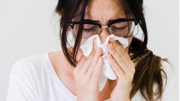 Ilustrasi hidung ingusan