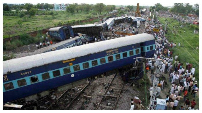 Ilustrasi kecelakaan kereta