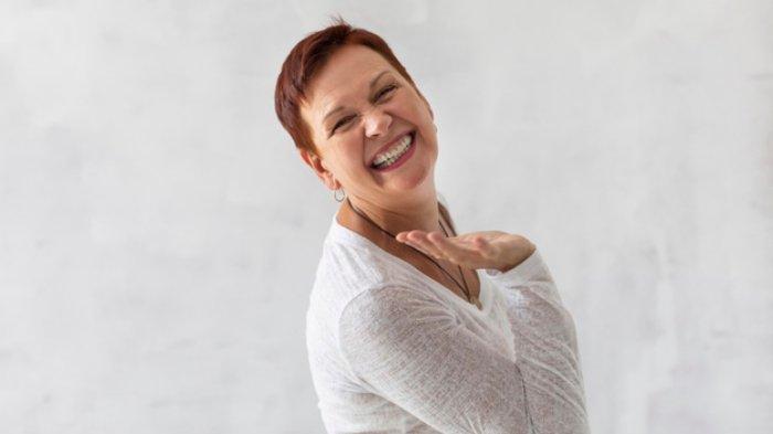 Ilustrasi potongan rambut pendek.