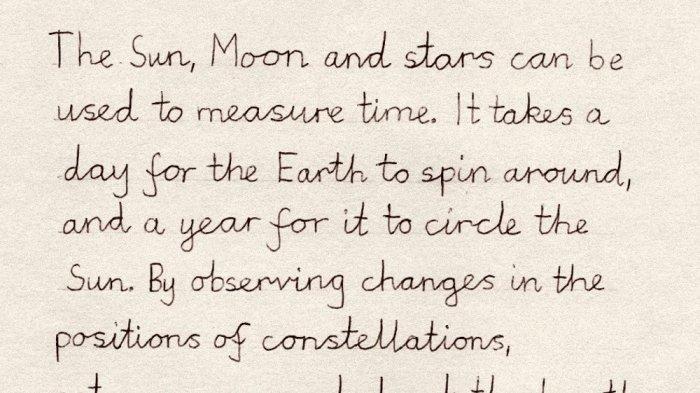 ilustrasi tulisan tangan tes kepribadian