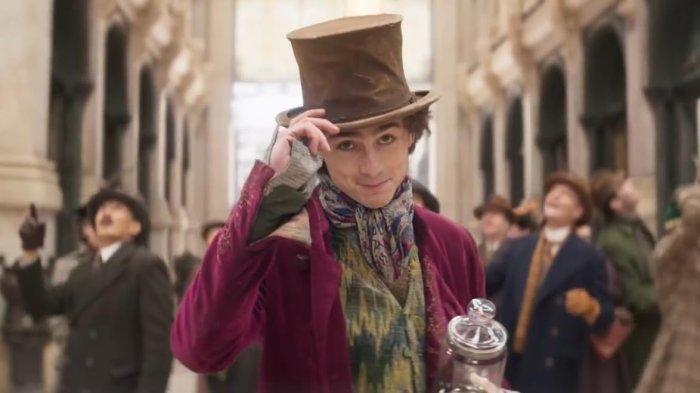 Timothee Chalamet dalam trailer perdana film Wonka