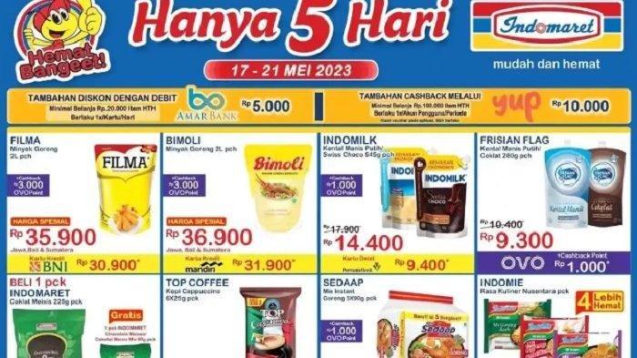 KATALOG Promo JSM Indomaret Terbaru 19-21 Mei Minyak Telur Camilan Murah, Ada Cashback