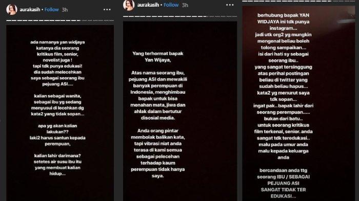 Instagram story Aura Kasih 1