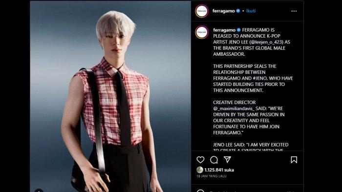 Jeno NCT jadi duta global Ferragamo