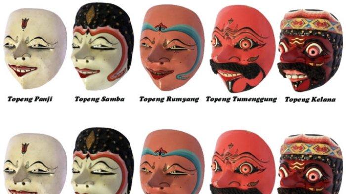 jenis tari topeng menurut warna