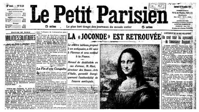 Kabar Mona Lisa ditemukan
