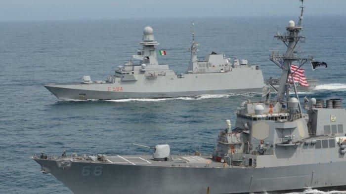 Ilustrasi kapal perang