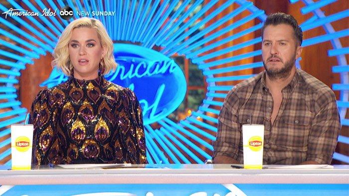 Katy Perry dan Luke Bryan.(ABC)