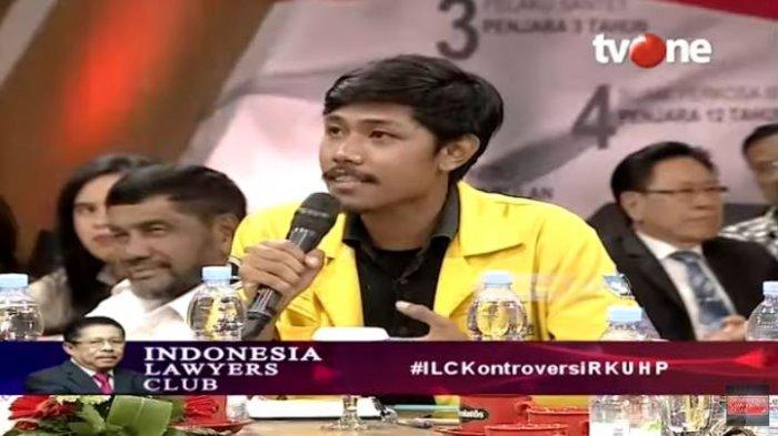 Ketua BEM UI Manik Margamahendra.