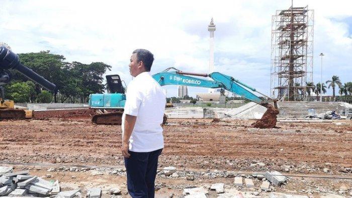 Ketua DPRD DKI Jakarta Prasetio Edi Marsudi di monas