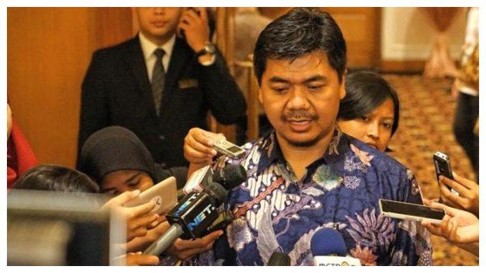 Ketua KPU Juri Ardiantoro usai menghadiri acara DKPP