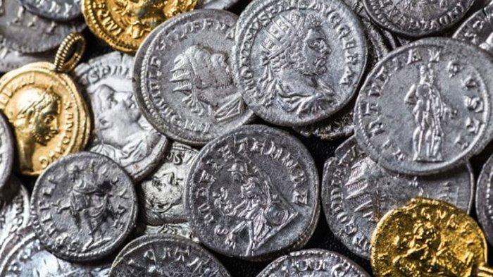 ILUSTRASI -  koin emas harta karun