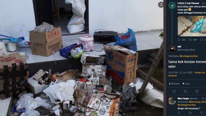 Kos Mahasiswa Berantakan selama pandemi