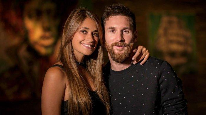 Lionel Messi dan Antonella Roccuzzo
