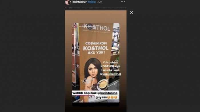 Lucinta Luna buka usaha minuman kopi 3