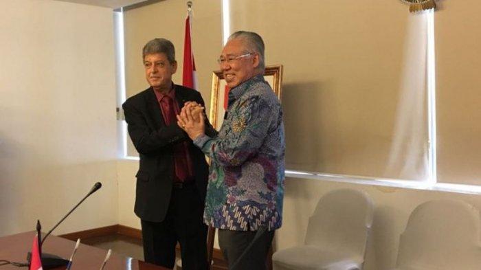 Meper Enggartiasto Lukita - Duta Besar Palestina untuk Indonesia Zuhair Al-Shun