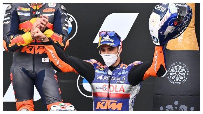 Miguel Oliveira di podium MotoGP Styria (23/8/2020)