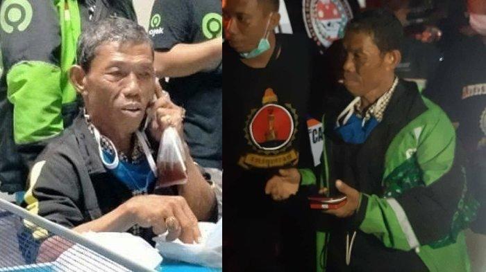 Mulyono, driver ojek online yang ditipu penumpang.