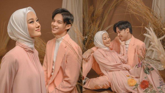 Pasangan aktris Dinda Hauw dan Rey Mbayang