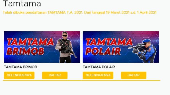 Informasi rekrutmen Tamtama Polri 