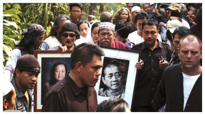 Prosesi Pemakaman W. S. Rendra