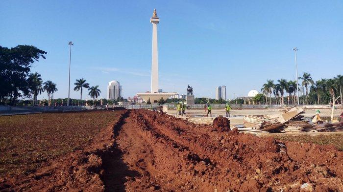 proyek revitalisai monas dihentikan sementara 2