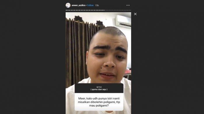 Putra mendiang Arifin Ilham, Ameer Azzikra