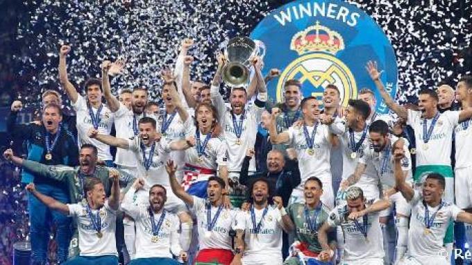 Real Madrid Perayaan Liga Champion 2018 di Kiev
