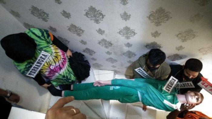 rekonstruksi pembunuhan hakim PN Medan 2